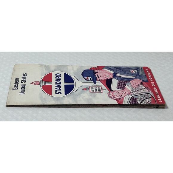 Vintage Standard Amoco Oil Company Central United States Map Advertising - Picture 13 of 13